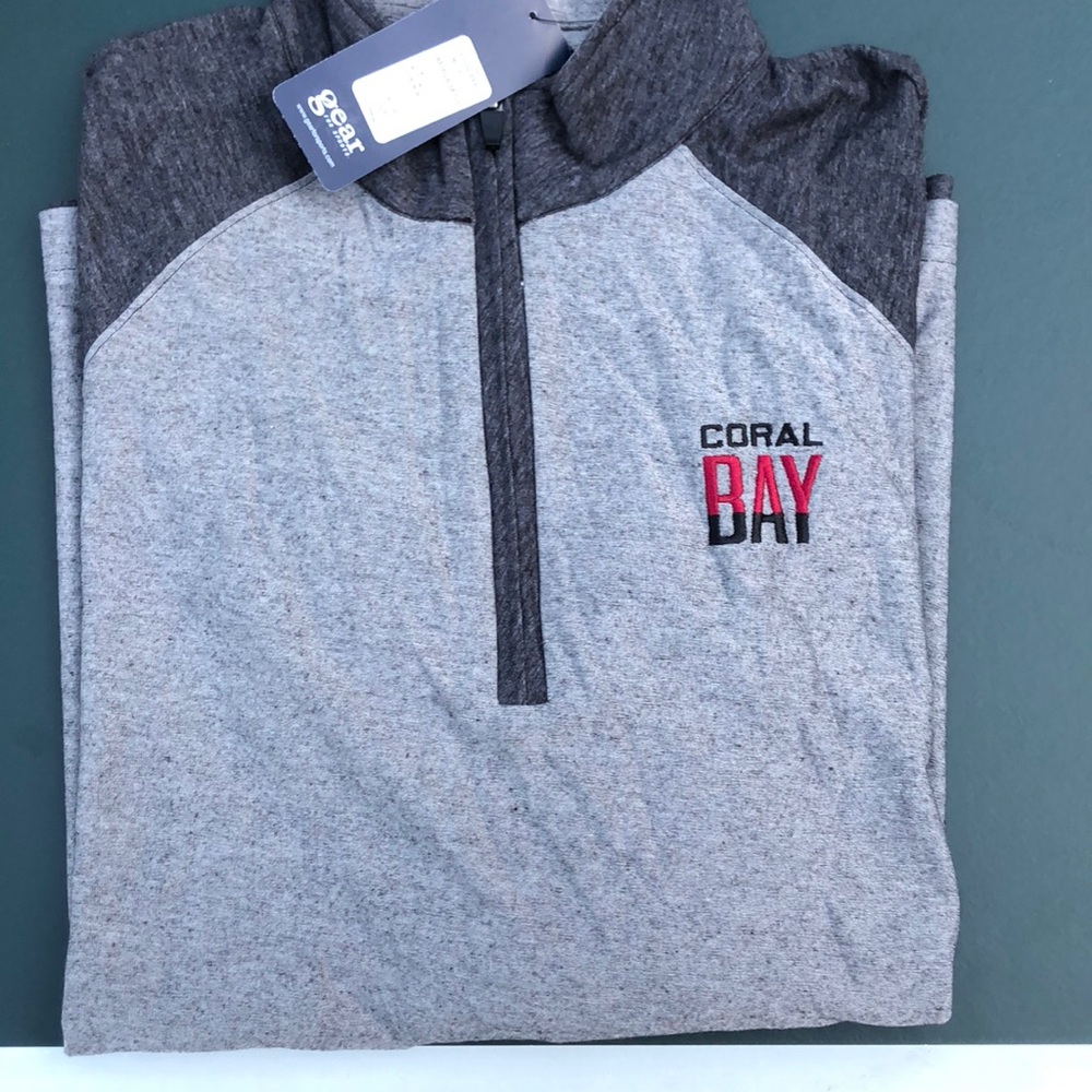 Men’s 1/4 zip long sleeve pull over